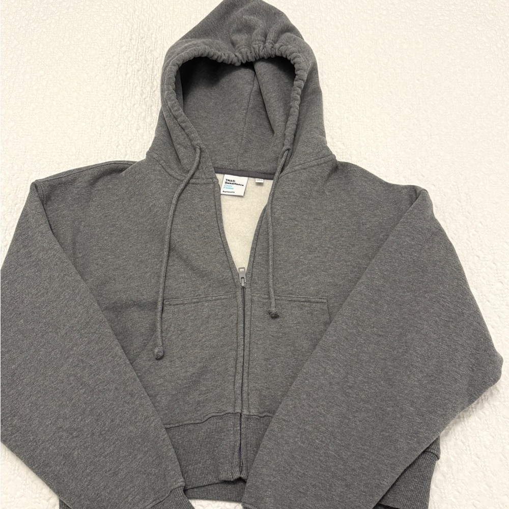 Aritzia Cozy Fleeze Zip-Up Hoodie